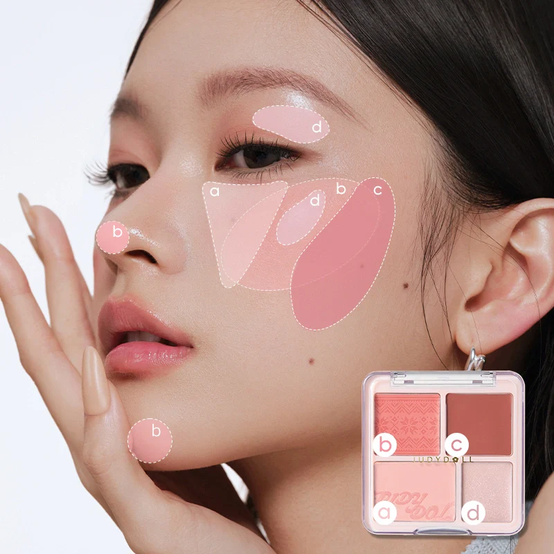 2 in 1 Blush Highlight Palette - Image 19