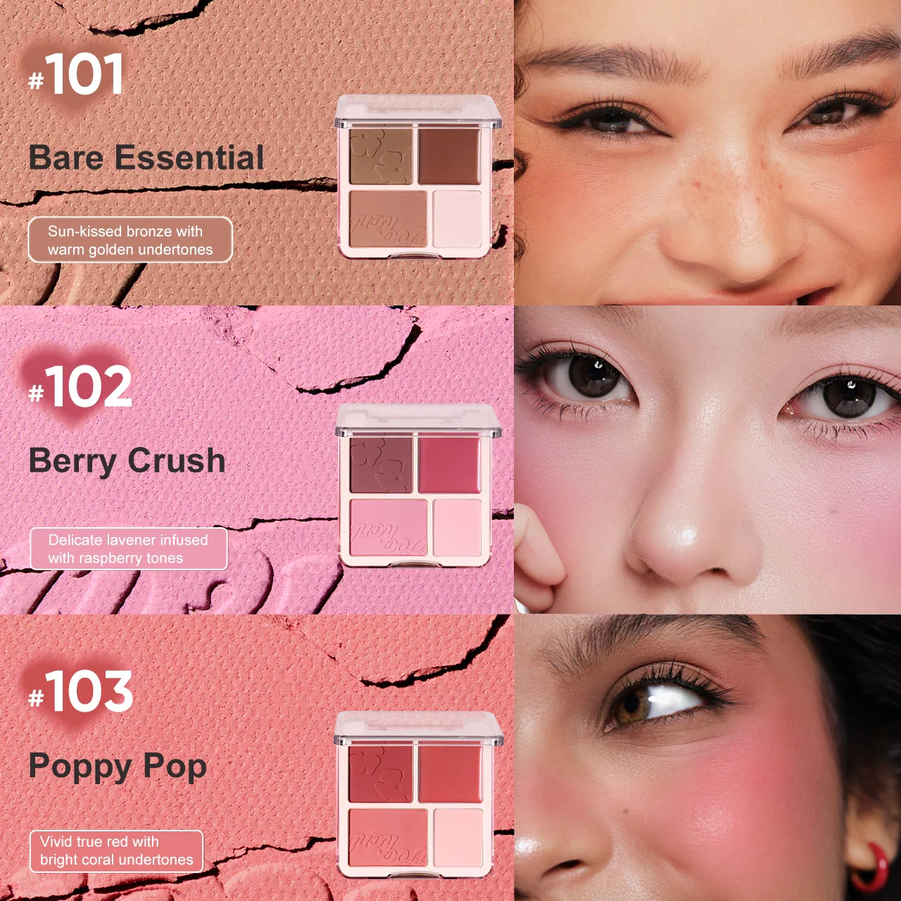 2 in 1 Blush Highlight Palette - Image 5