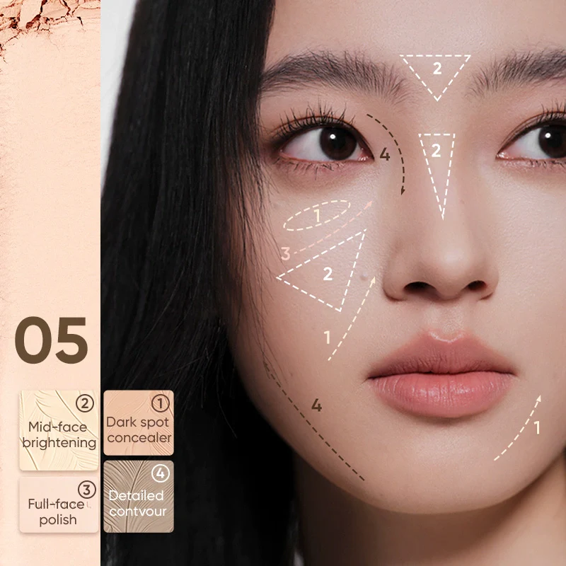 2 IN 1 Highlighter Contour Palette - Image 19