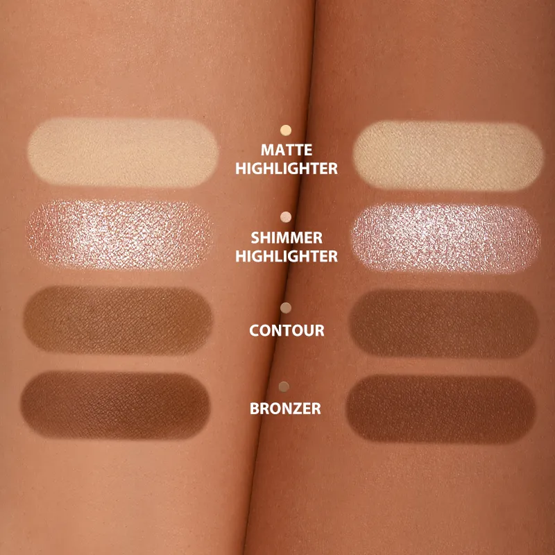 2 IN 1 Highlighter Contour Palette - Image 27