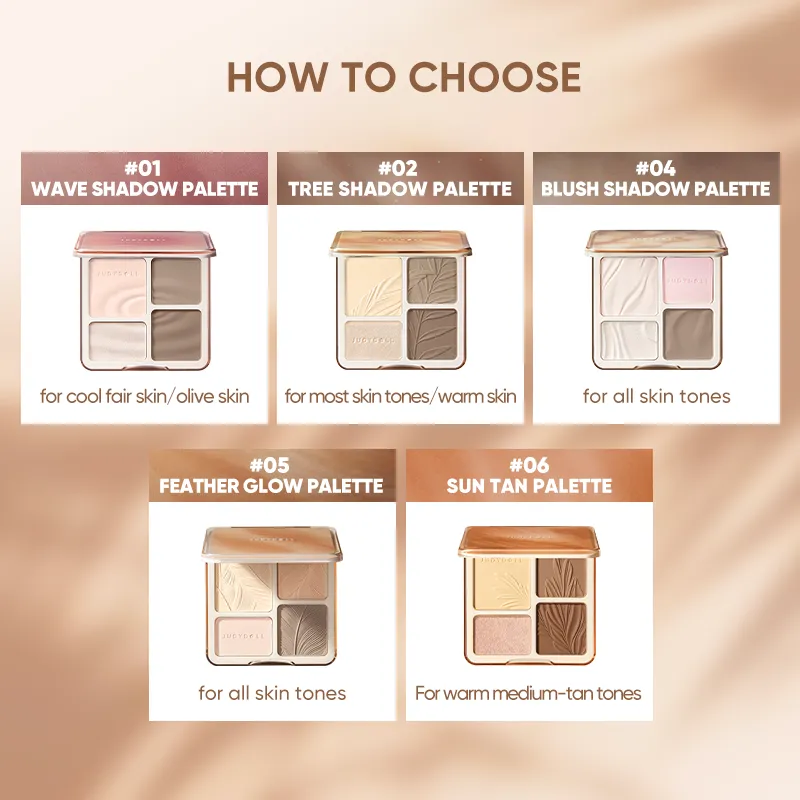 2 IN 1 Highlighter Contour Palette - Image 4