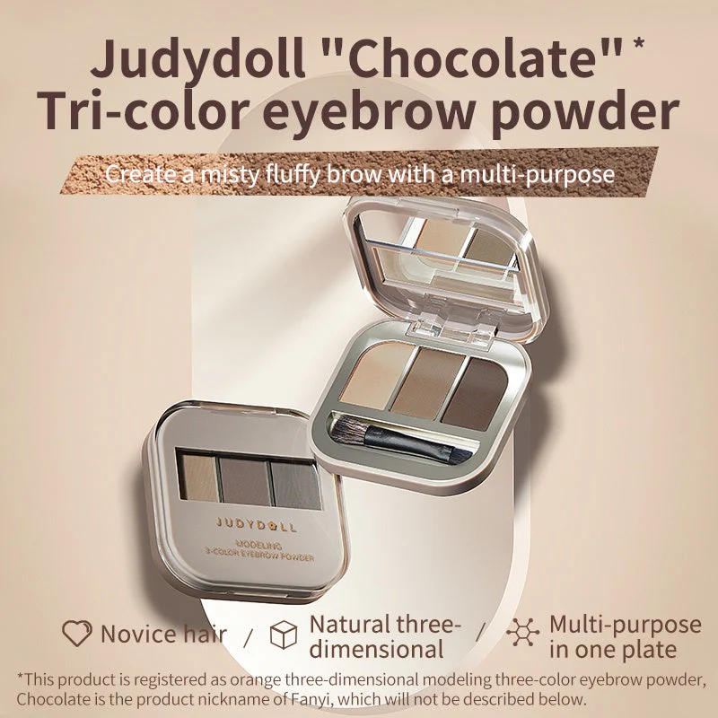 3 Shade Eyebrow Powder - Image 4