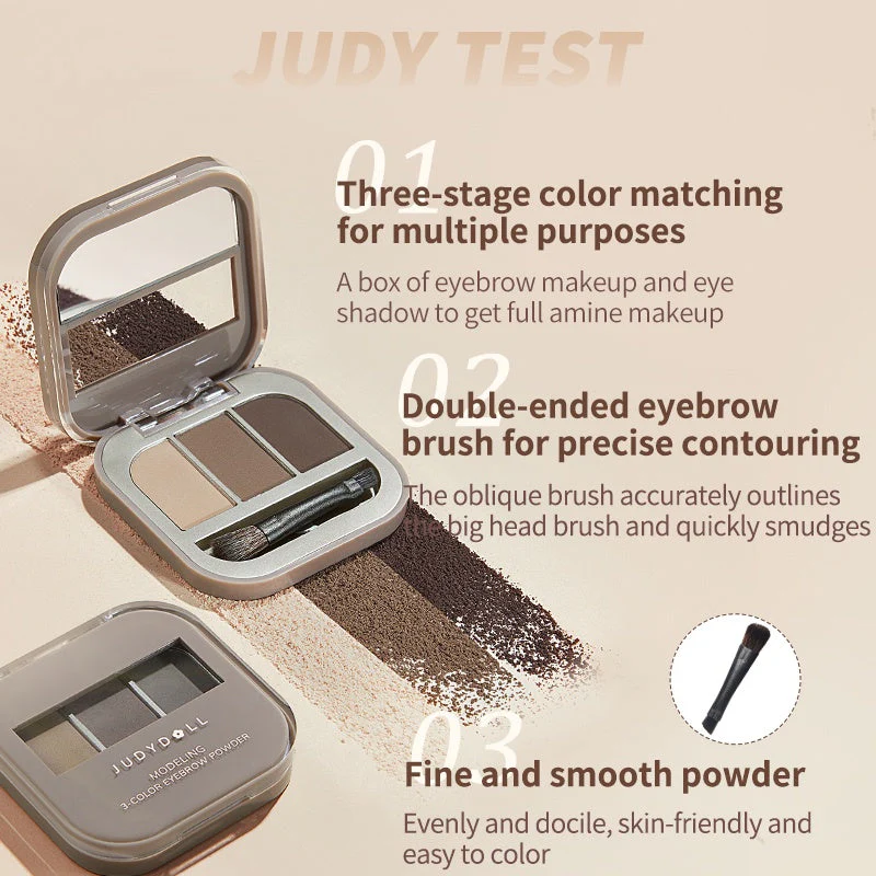 3 Shade Eyebrow Powder - Image 6