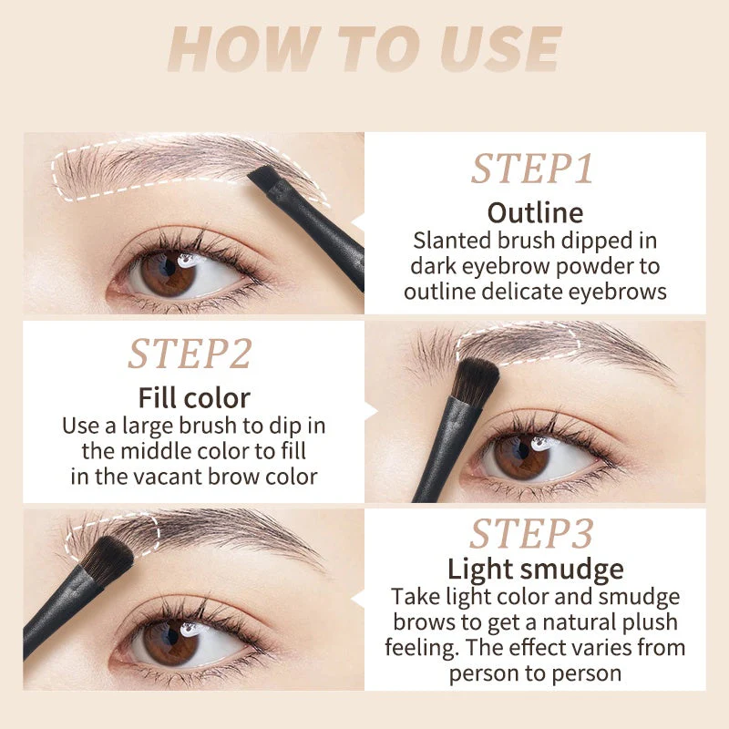 3 Shade Eyebrow Powder - Image 8