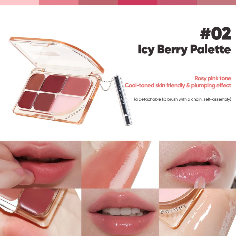 6-Color Multi-Use Lip Palette - Image 9