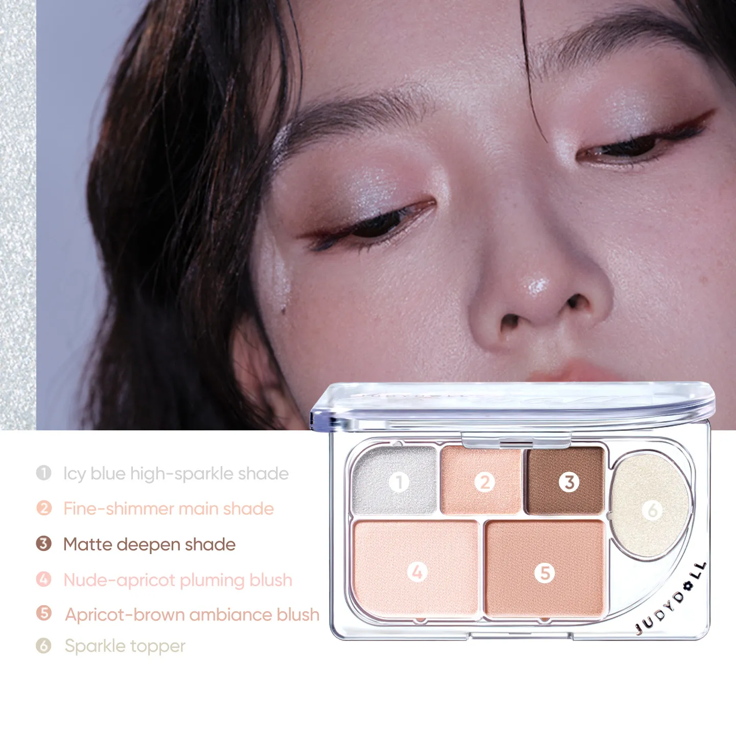 Dew-Shine 6-Color Palette — Holiday Limited Edition - Image 14