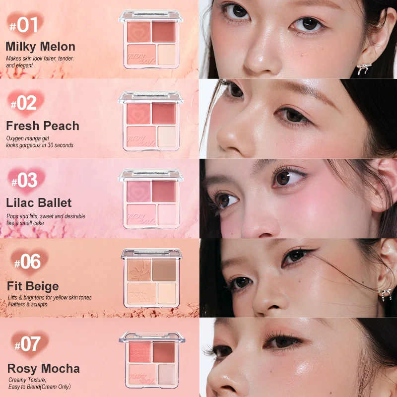 2 in 1 Blush Highlight Palette - Image 6
