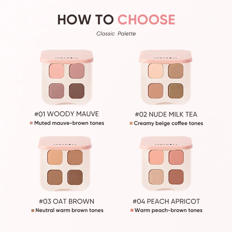 Silky 4-Color Eyeshadow Palette - Image 3