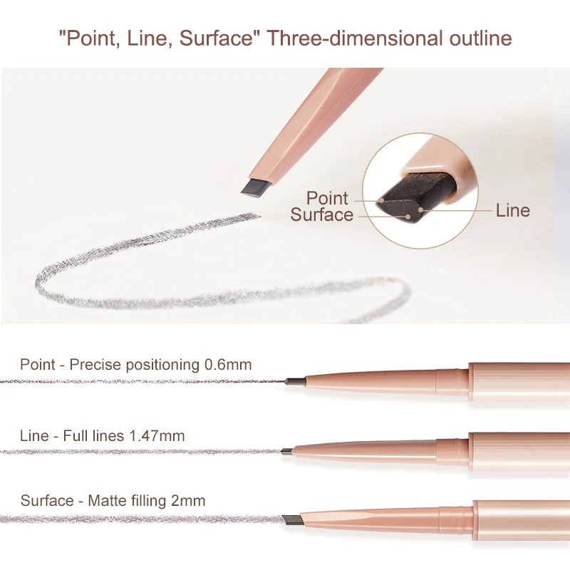 Skinny Triangular-Shaped Eyebrow Pencil - Image 7