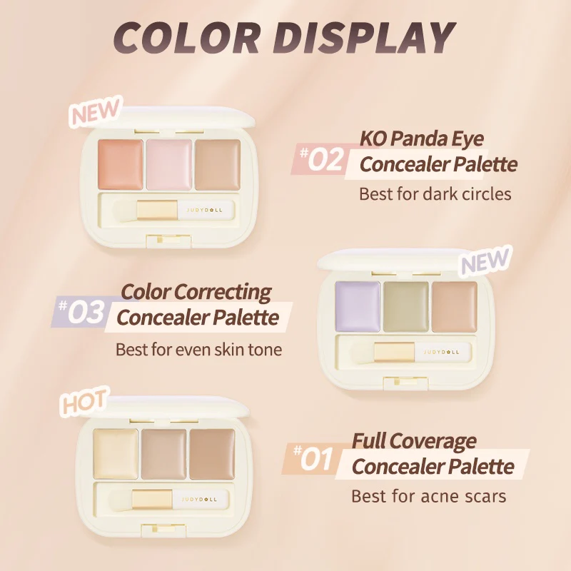 Three-Shades Concealer Palette - Image 6
